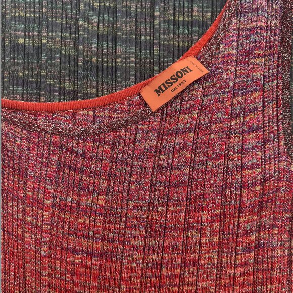 Missoni Ombré One-Shoulder Wool-Blend Knit Midi Dress - NWOT - Picture 10 of 10